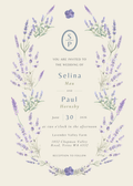 Lavender Botanical Wreath